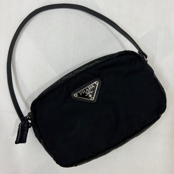 PRADA Pouch Nylon Black Auth - Picture 3 of 14
